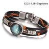Nubuck Leather Constellation Bracelet
