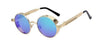 Retro Steampunk Round Sunglasses