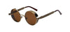 Retro Steampunk Round Sunglasses