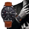 MiGeer Space Black Bowery Analog Leather Watch