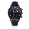 MiGeer Space Black Bowery Analog Leather Watch