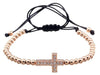 Beaded Cross Unisex Bracelet [4 Variants] - Zodeys