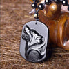 La Luna Sangre Obsidian Werewolf Necklace - Zodeys