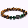 American Lion Natural Stone Tiger Eye Bracelet - Zodeys