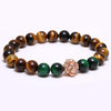 American Lion Natural Stone Tiger Eye Bracelet - Zodeys