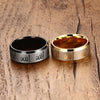 Brushed Finish Steel Islamic Prayer Ring - Zodeys