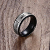 Brushed Finish Steel Islamic Prayer Ring - Zodeys