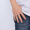 Brushed Finish Steel Islamic Prayer Ring - Zodeys
