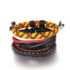 Retro Leather Boho Stack Bracelet