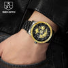 Matte Black Stainless Steel Mechanical Skeleton Watch - Zodeys