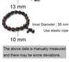 African Blackwood Engraved Sanskrit Beaded Prayer Bracelet - Zodeys
