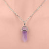 Natural Crystal Pendant Necklace
