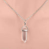 Natural Crystal Pendant Necklace