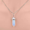 Natural Crystal Pendant Necklace