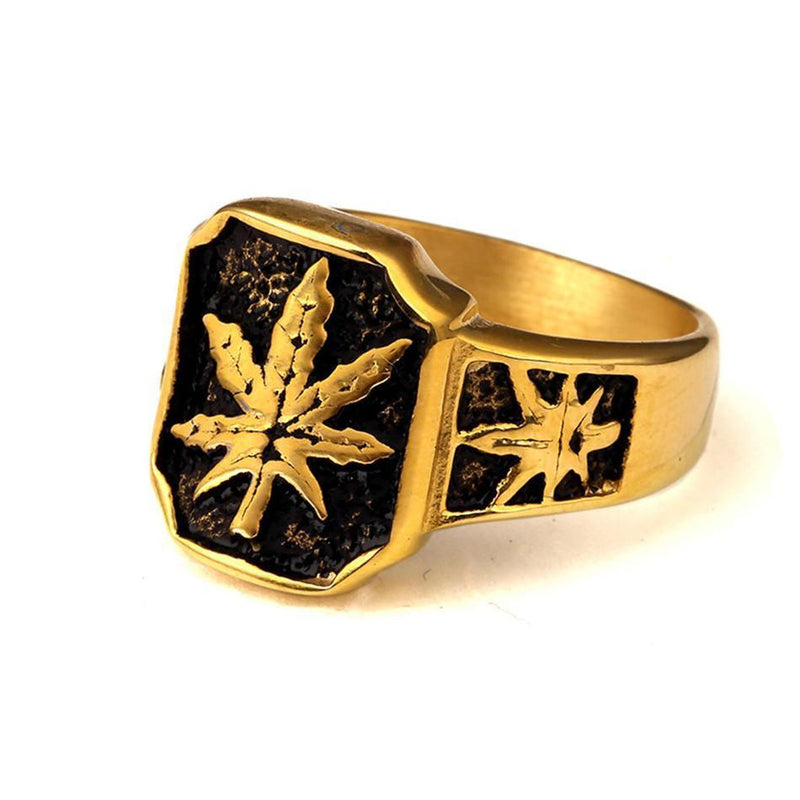 Indica Kingpin Gold Ring - Zodeys