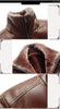 Men's Thick Winter Leather Suede Jacket - Zodeys