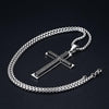 Stainless Steel España Bible Prayer Cross Necklace