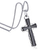 Stainless Steel España Bible Prayer Cross Necklace