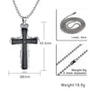 Stainless Steel España Bible Prayer Cross Necklace
