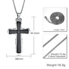 Stainless Steel España Bible Prayer Cross Necklace