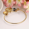Gold Tree of Life Wired Bangle Bracelet - Zodeys