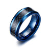 Ocean's Grey Carbon Fiber Tungsten Carbide Band