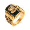 Polished Gold Walton Tigers Ring - Zodeys