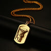 Men's Gold Jesus Cross Necklace - Zodeys