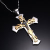 Viking Premium Stainless Steel Cross Necklace - Zodeys