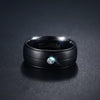 Midnight Dash Matte Black Ring - Zodeys
