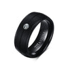 Midnight Dash Matte Black Ring