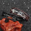 Multi-Layer Feather Arrow Anchor Leather Bracelet