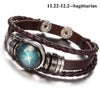 England Nights Leather Constellation Snap Bracelet - Zodeys