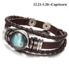 England Nights Leather Constellation Snap Bracelet - Zodeys