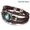 England Nights Leather Constellation Snap Bracelet - Zodeys