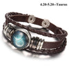 England Nights Leather Constellation Snap Bracelet - Zodeys