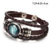 England Nights Leather Constellation Snap Bracelet - Zodeys