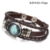 England Nights Leather Constellation Snap Bracelet - Zodeys