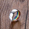 Premium Steel Inner Rainbow Ring - Zodeys
