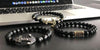 Hematite Anchor Lava Stone Beaded Bracelet - Zodeys