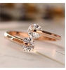 1.75ct Polished Austrian Crystal Rose Gold Ring - Zodeys