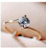 1.75ct Polished Austrian Crystal Rose Gold Ring - Zodeys