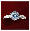 1.75ct Polished Austrian Crystal Rose Gold Ring - Zodeys