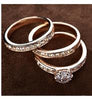 1.75ct Polished Austrian Crystal Rose Gold Ring - Zodeys