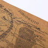 Vintage Middle Earth Map (51 x 35.5 cm) - Zodeys