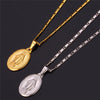 Virgin Mary Pendant Necklace - Zodeys
