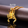 Gold Scorpio Pendant Necklace - Zodeys