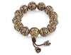 Traditional Tengyur Brass Prayer Beads Bracelets - Zodeys