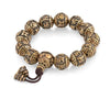 Traditional Tengyur Brass Prayer Beads Bracelets - Zodeys