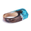 Atlantic Azure Wooden Glass Ring - Zodeys